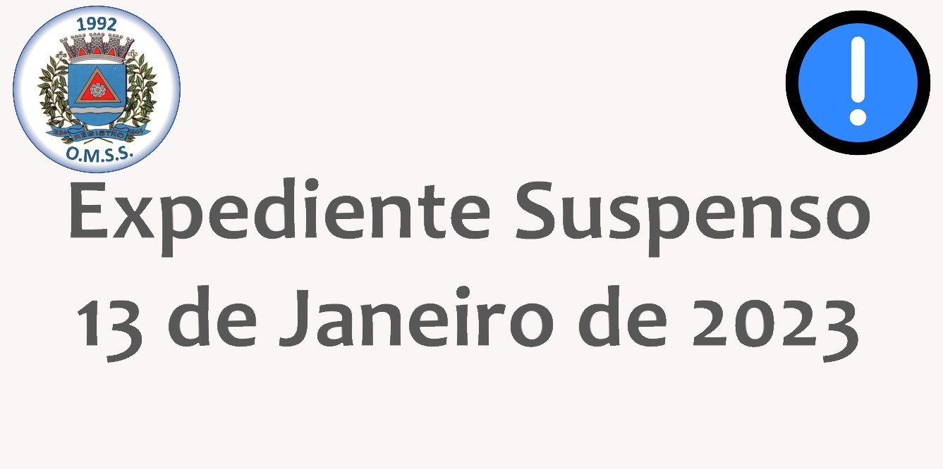 Expediente Suspenso - 13/01/2023